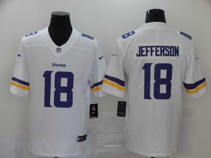 Nike Vikings 18 Justin Jefferson White 2020 NFL Draft Vapor Untouchable Limited Jersey,We sell and wholesale Nike Vikings 18 Justin Jefferson White 2020 NFL Draft Vapor Untouchable Limited Jersey on line form chian!